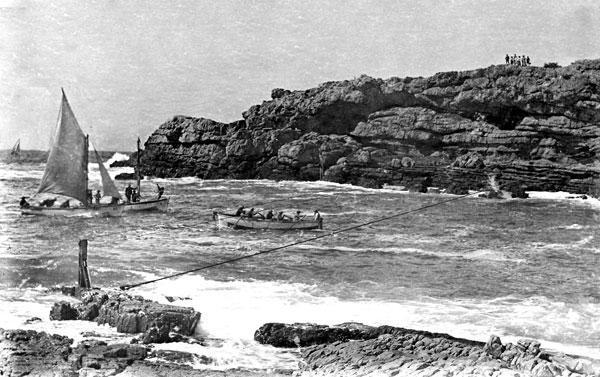 Die Wonderwerk van die Mayflower (vissersboot) in Hermanus 1901